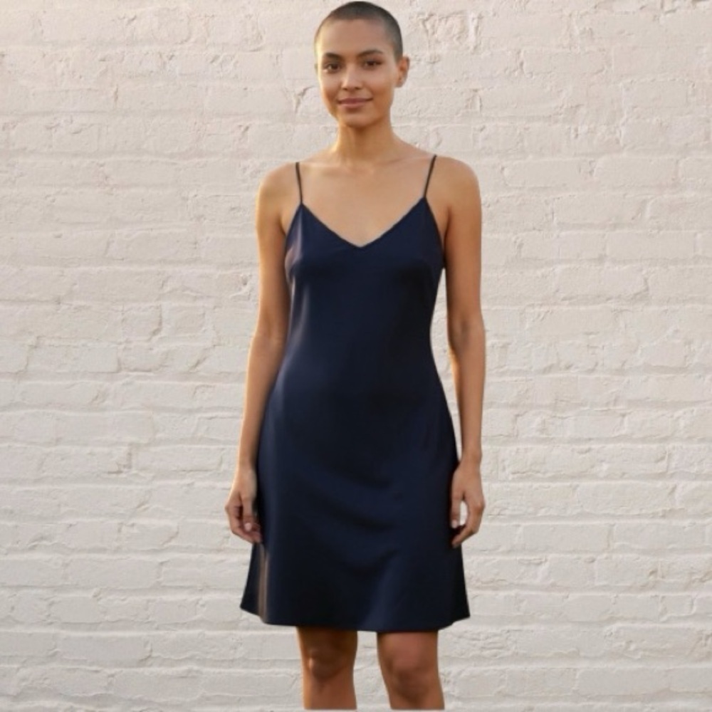 DKNYC Navy blue Slip Dress Plus Size 14W